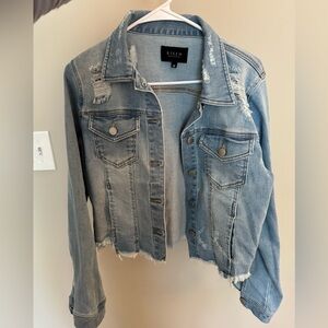 Risen Distressed Denim Jacket